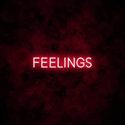 "FEELINGS" Neon Sign