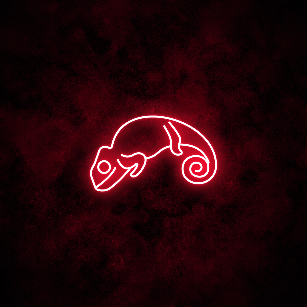 "Chameleon" Neon Sign