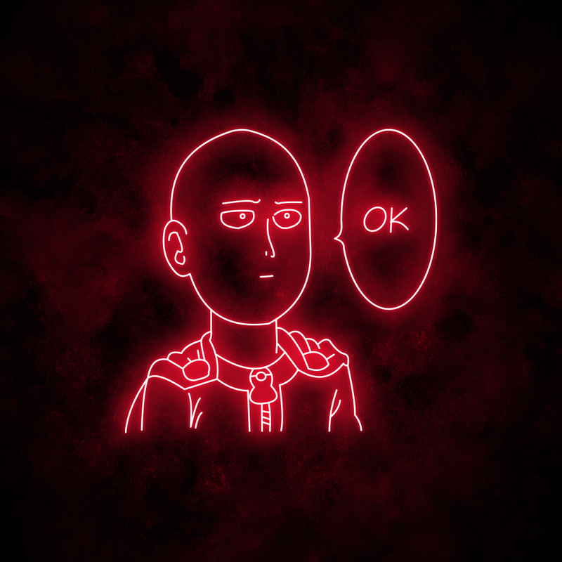 "One Punch Man" Neon Sign