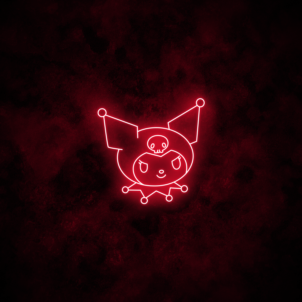 "Kuromi" Neon Sign