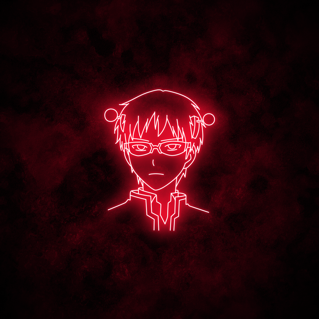 "Saiki K" Neon Sign