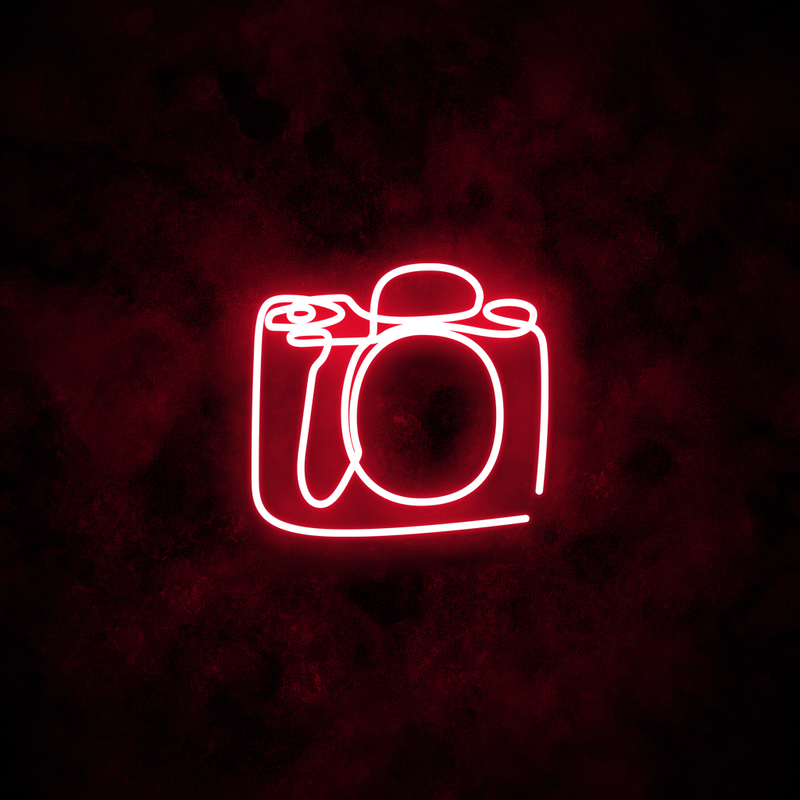 "Camera" Neon Sign