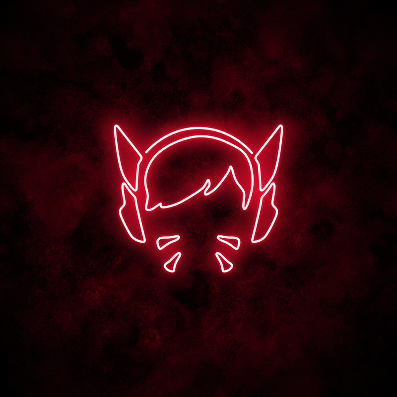 "D.Va" Neon Sign