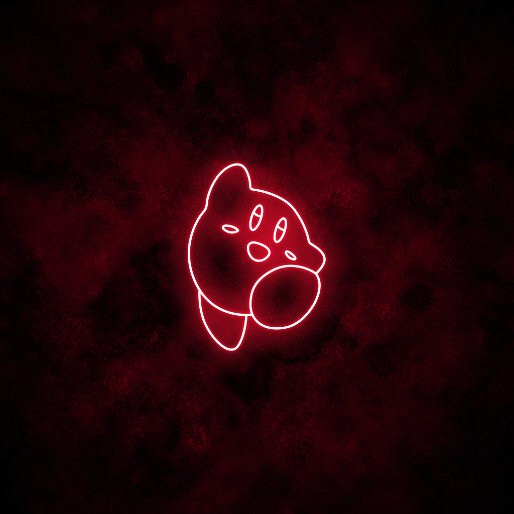 "Kirby" Neon Sign