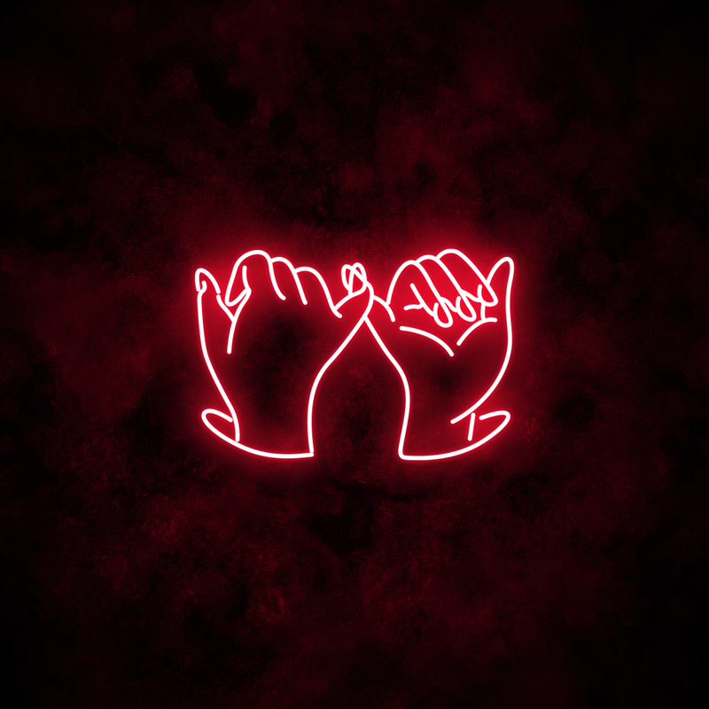 "Pinky Promise" Neon Sign