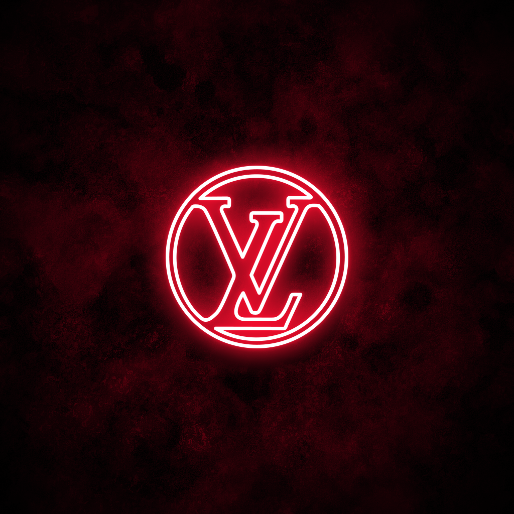 "Louis Vuitton" Neon Sign