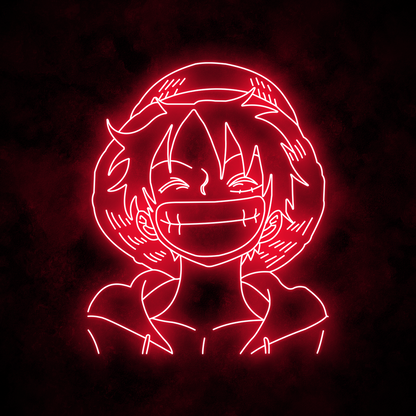 "Luffy" Neon Sign