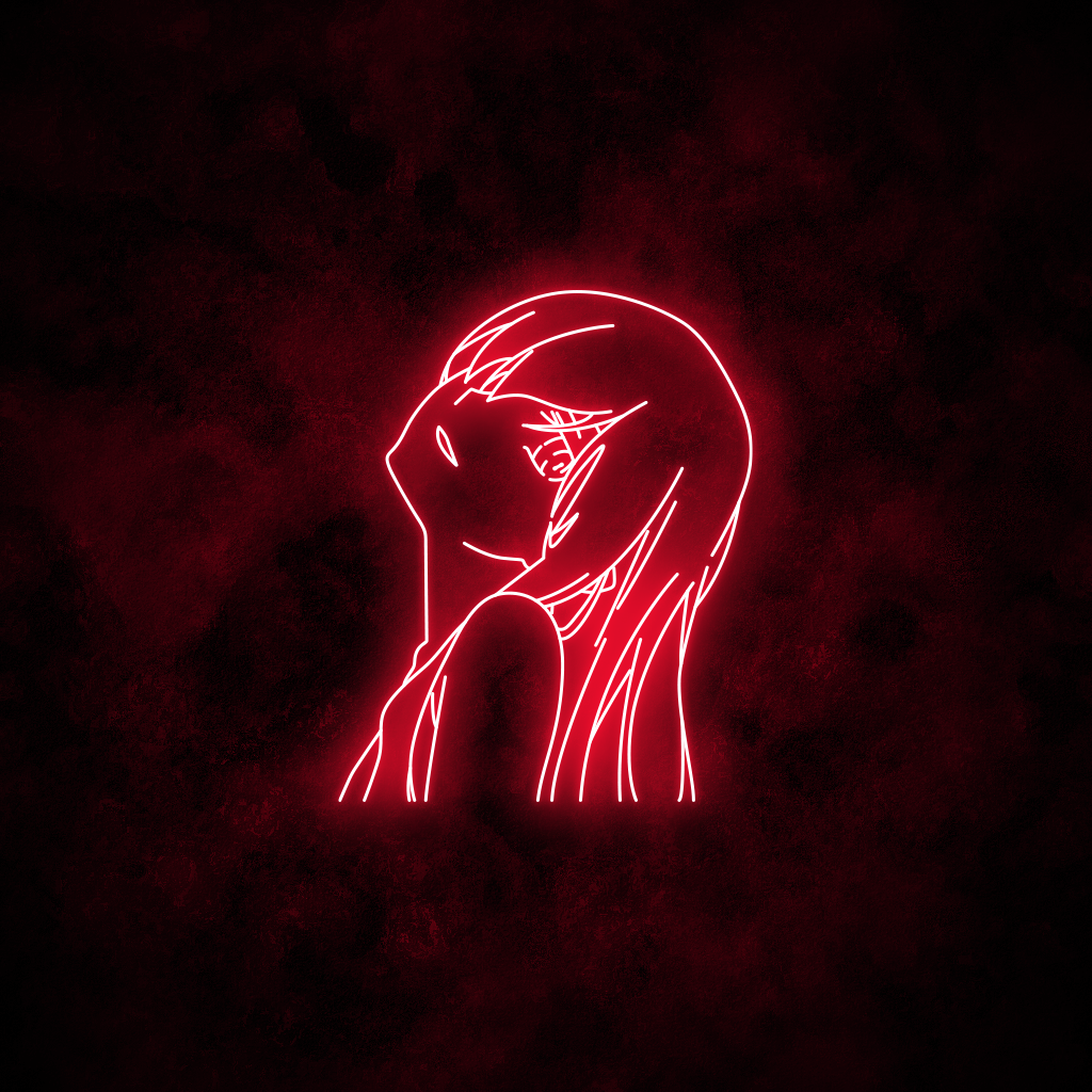 "Anime Girl" Neon Sign
