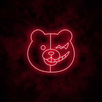 "Monokuma" Neon Sign