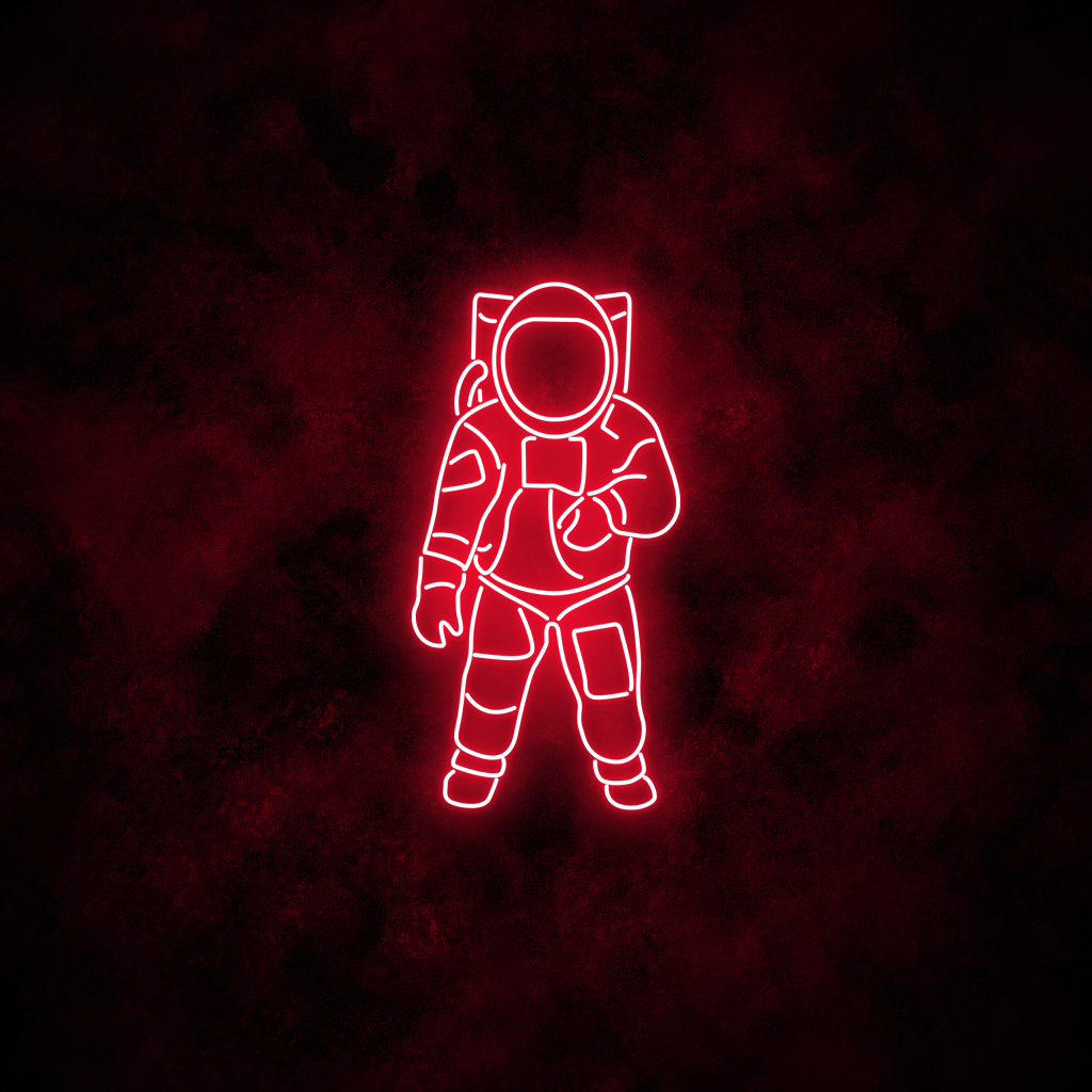 "Astronaut" Neon Sign