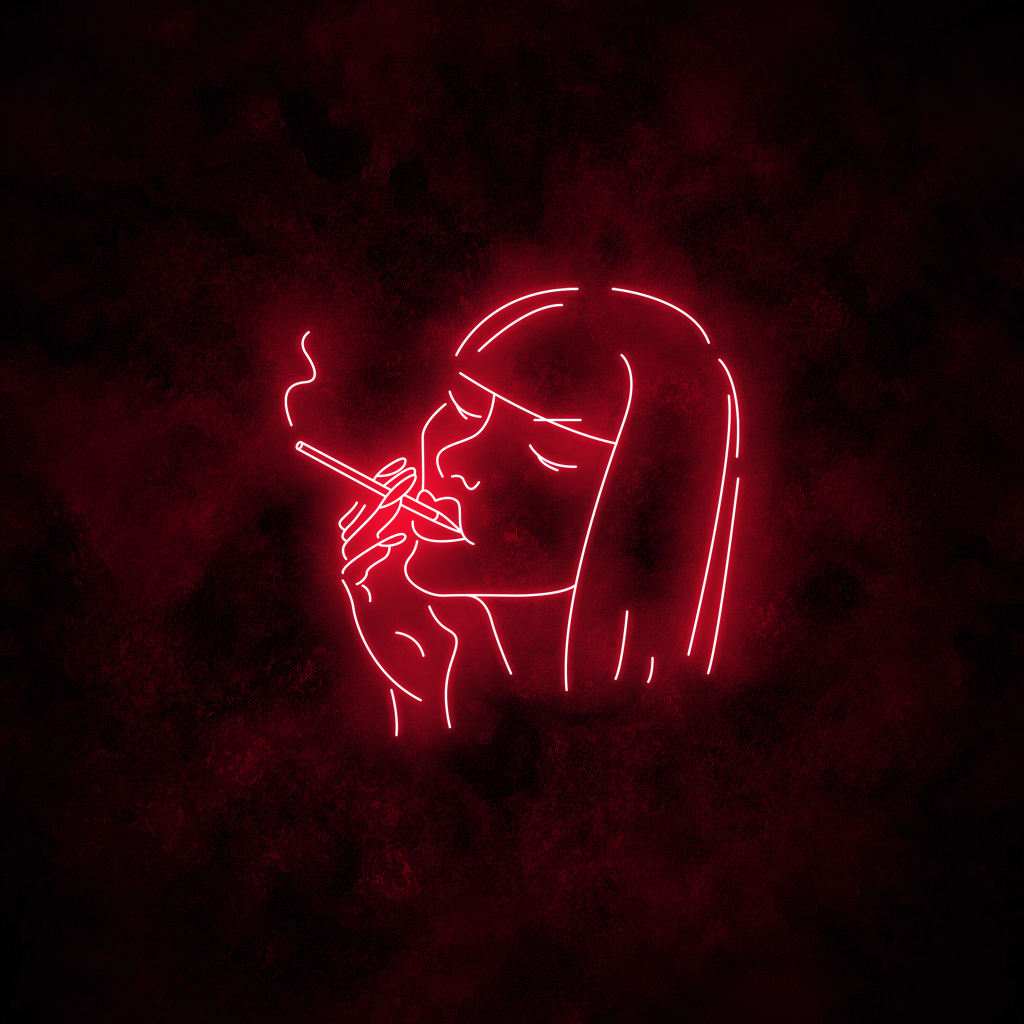 "Smoking" Neon Sign