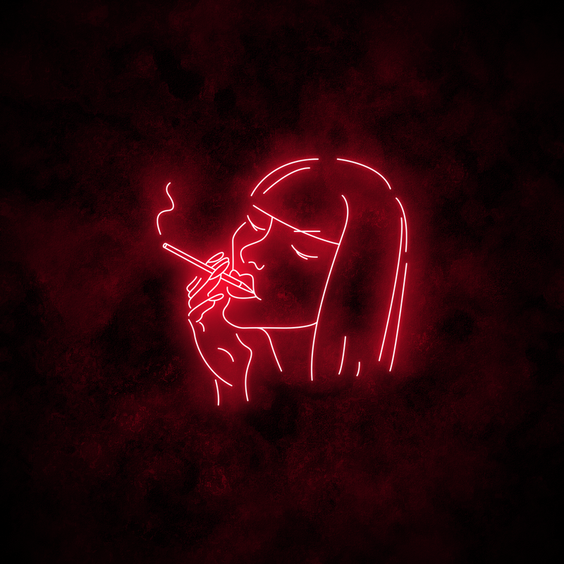 "Smoking" Neon Sign