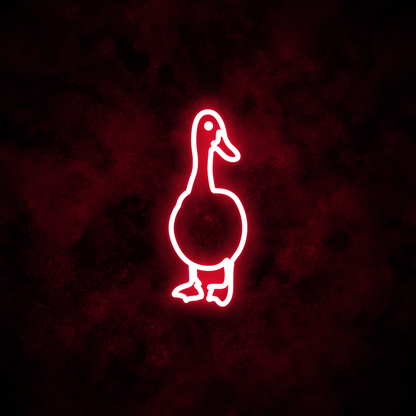 "Duck" Neon Sign