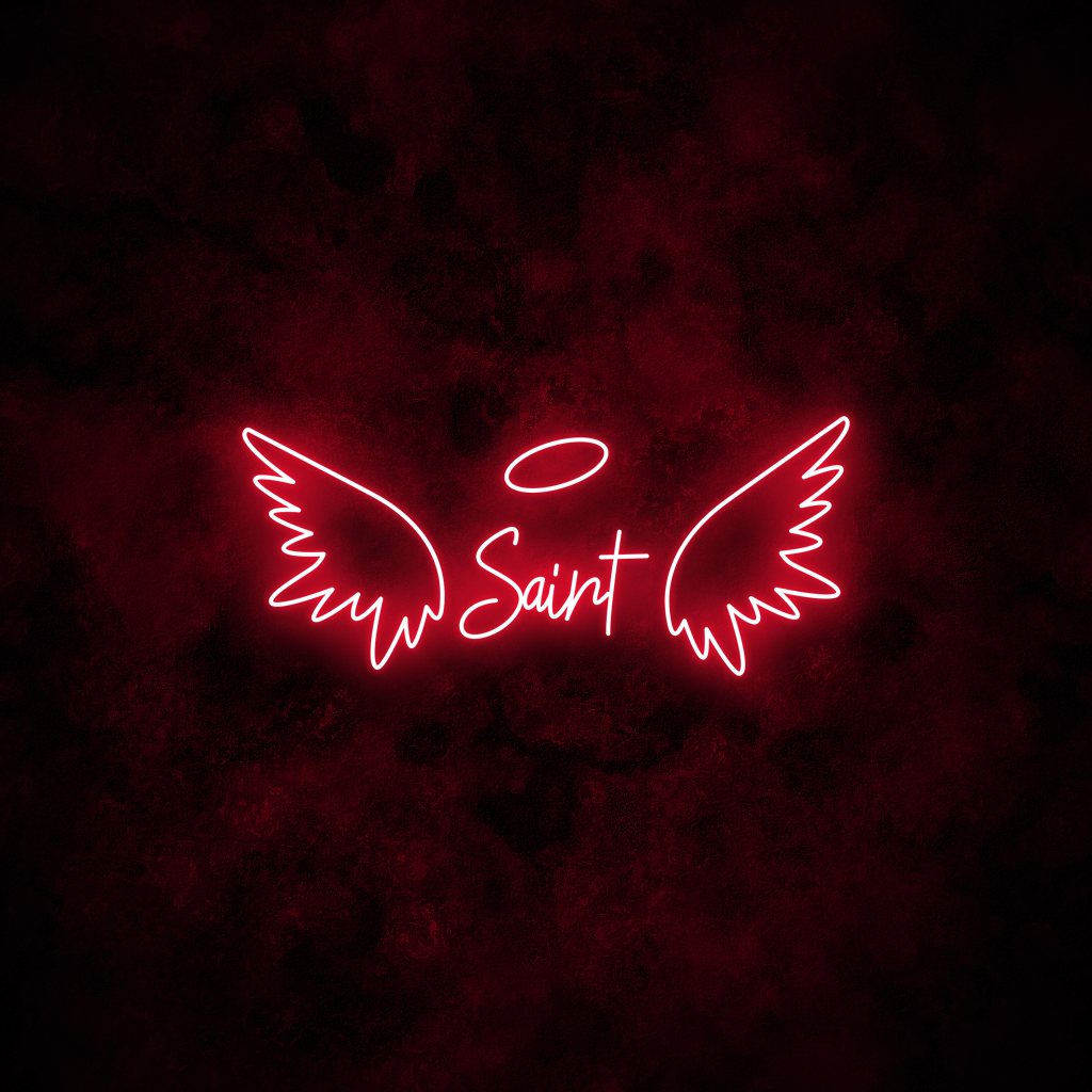 "Saint" Neon Sign