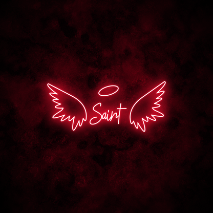 "Saint" Neon Sign