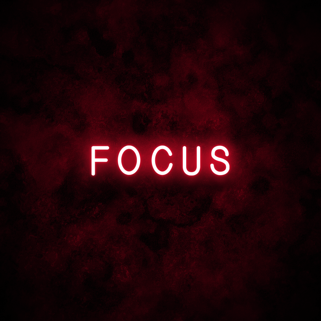 "FOCUS" Neon Sign