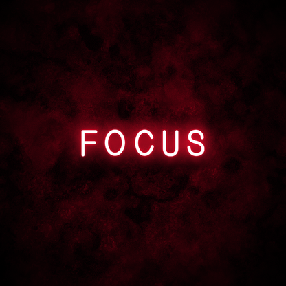 "FOCUS" Neon Sign