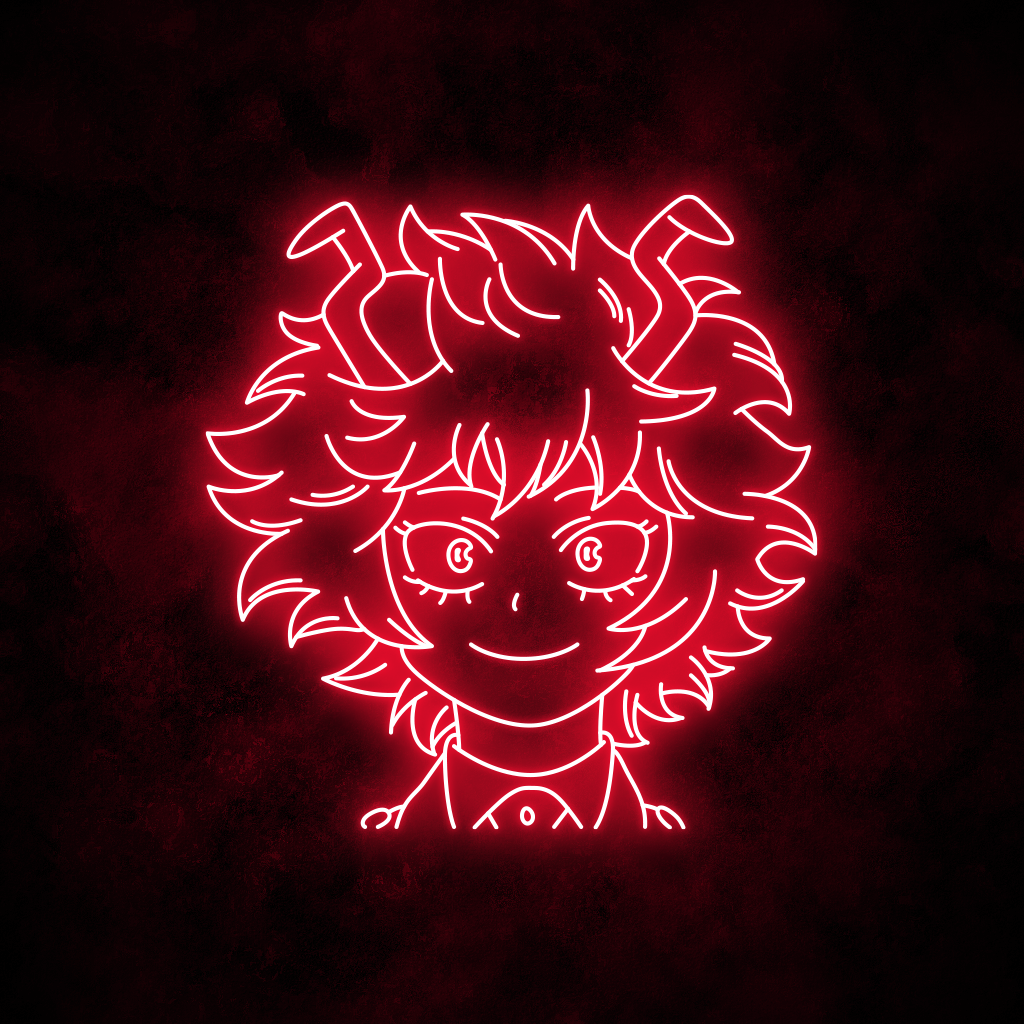 "Mina Ashido" Neon Sign