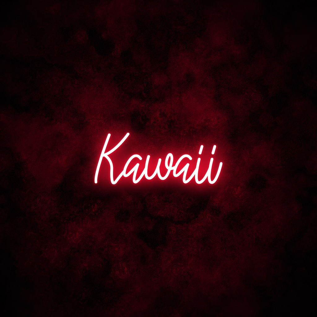 "Kawaii" Neon Sign