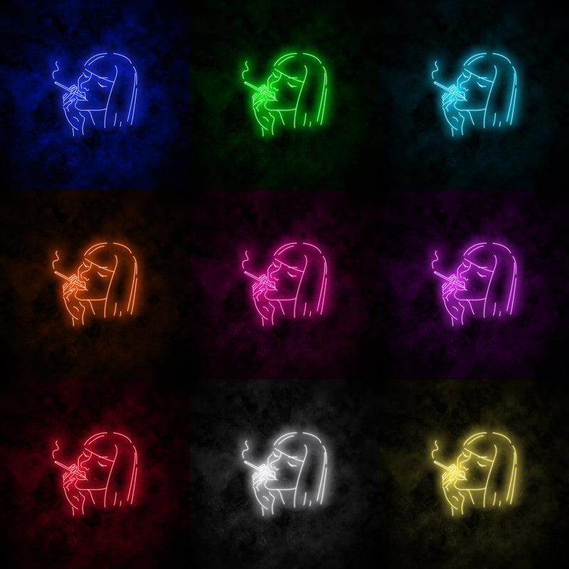 "Smoking" Neon Sign