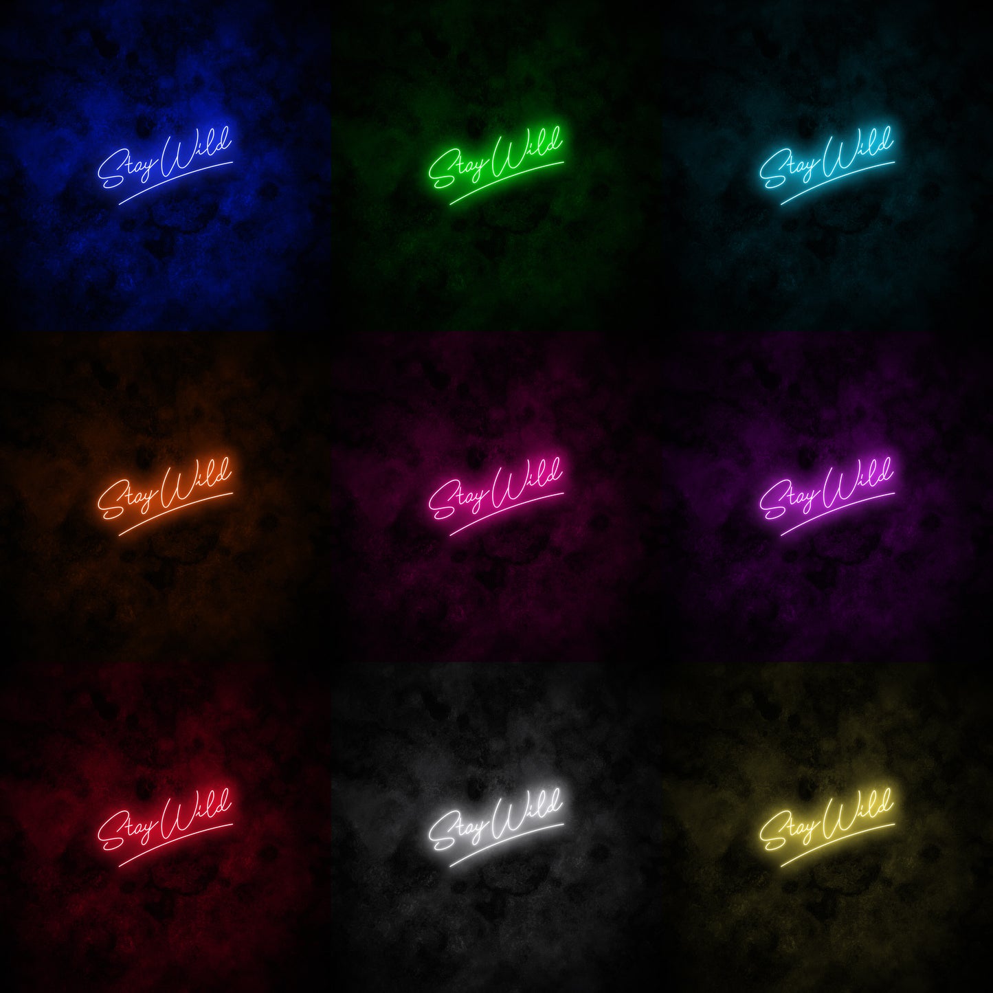 "Stay Wild" Neon Sign