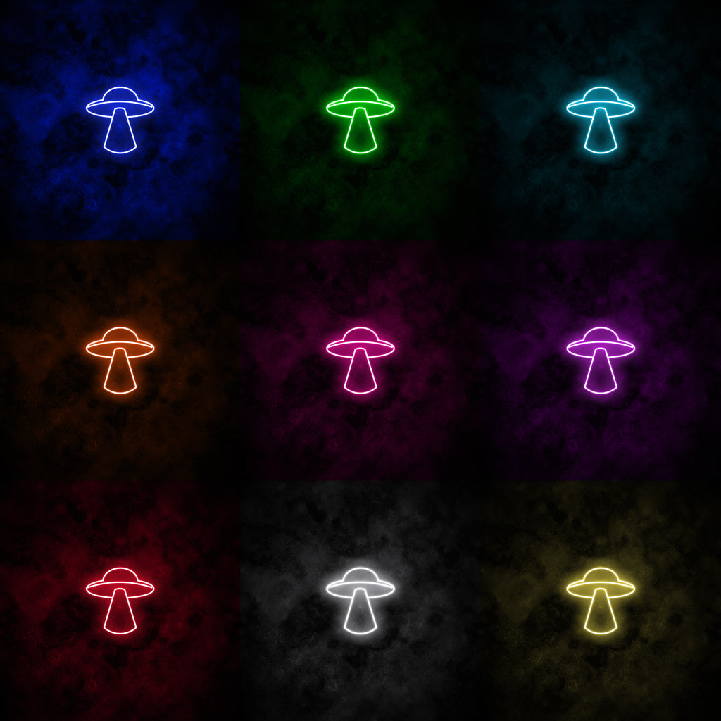 "UFO" Neon Sign