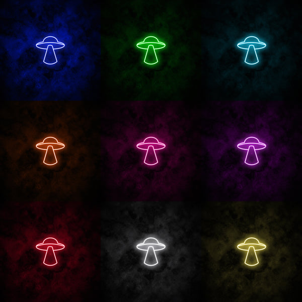 "UFO" Neon Sign