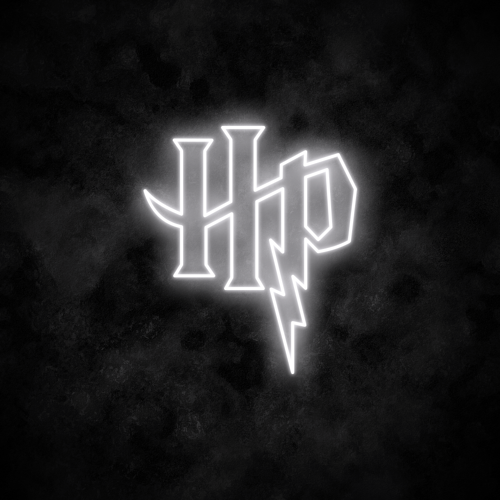 "HP" Neon Sign