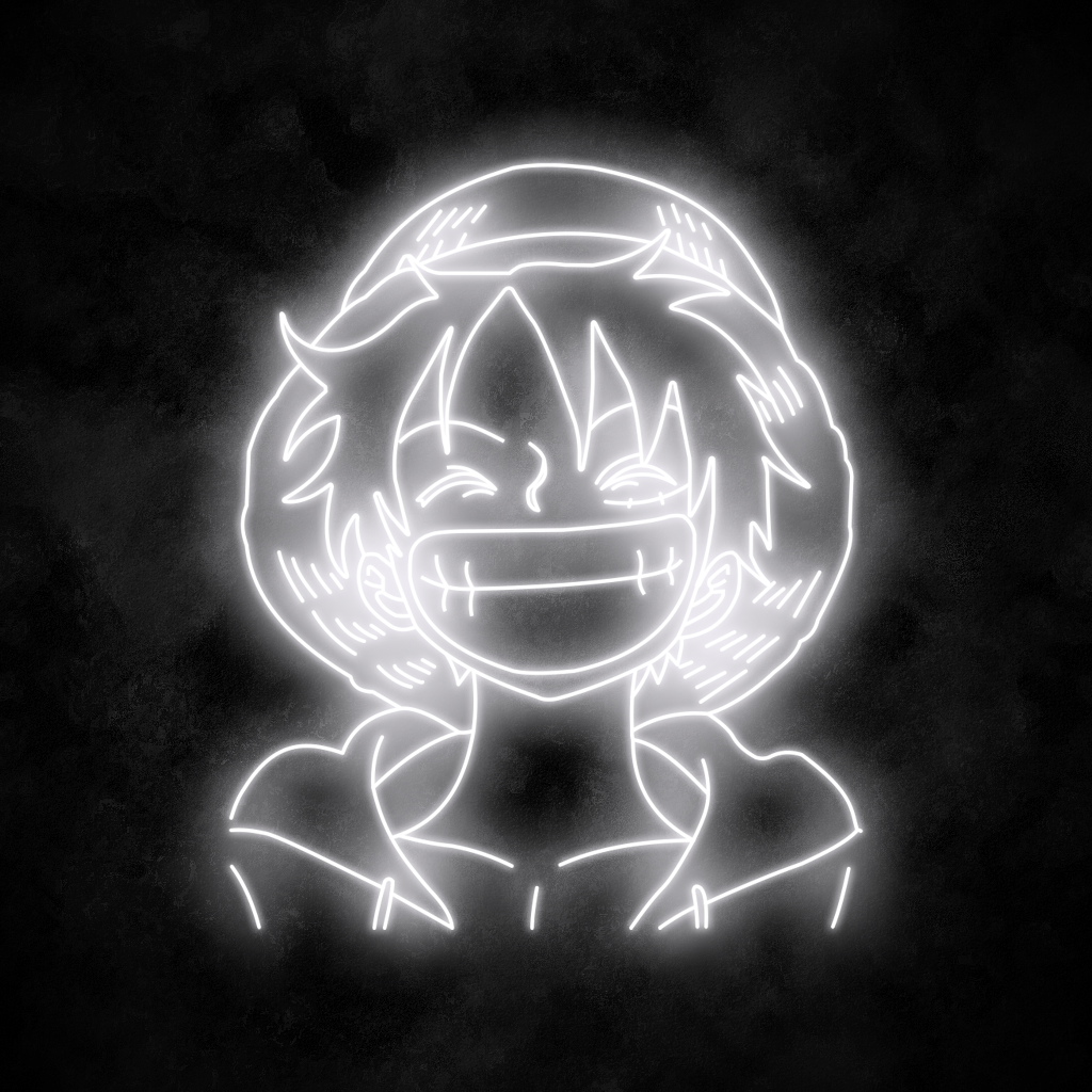 "Luffy" Neon Sign