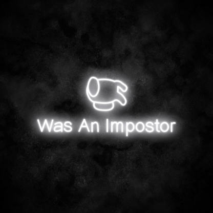 "Imposter" Neon Sign
