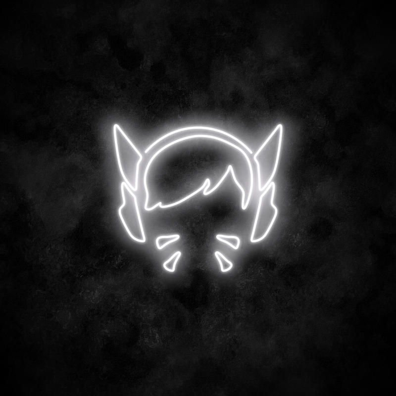 "D.Va" Neon Sign