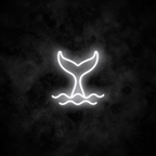 "Whale" Neon Sign