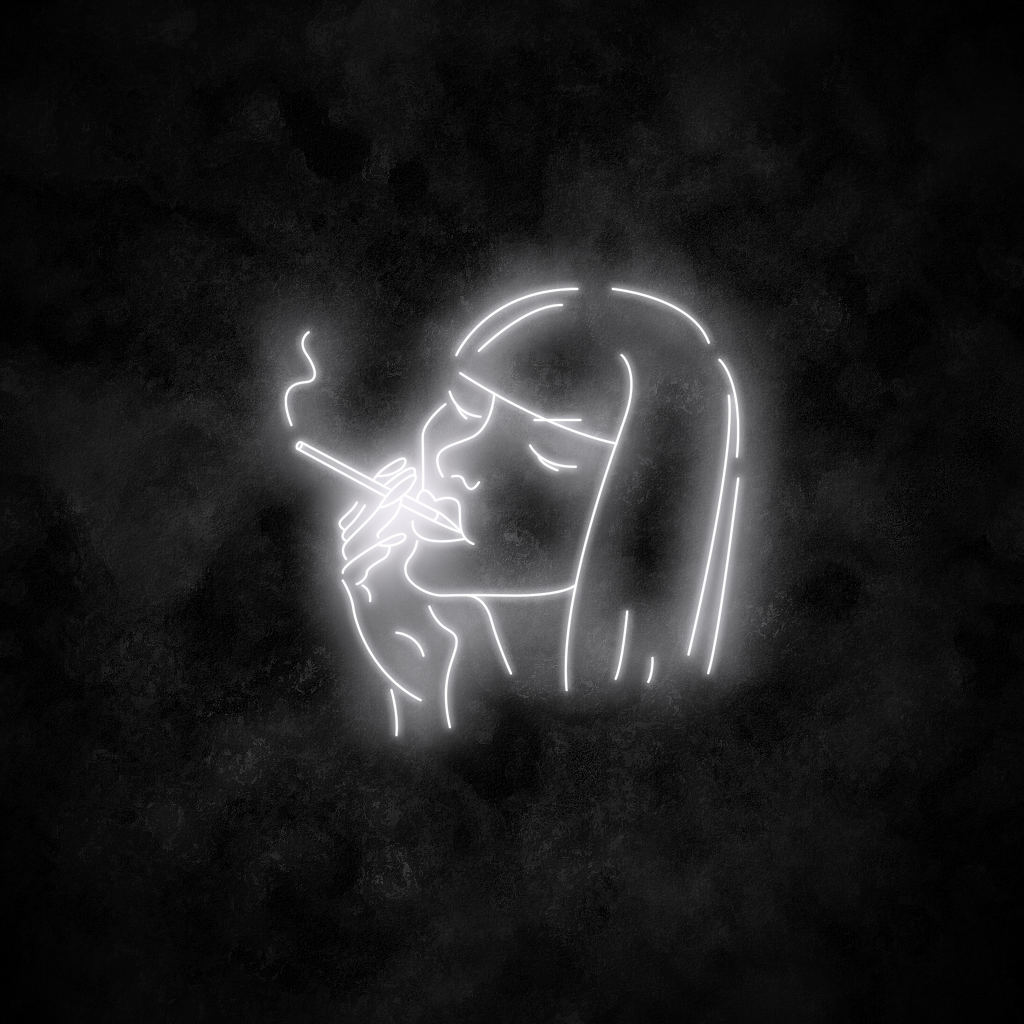 "Smoking" Neon Sign