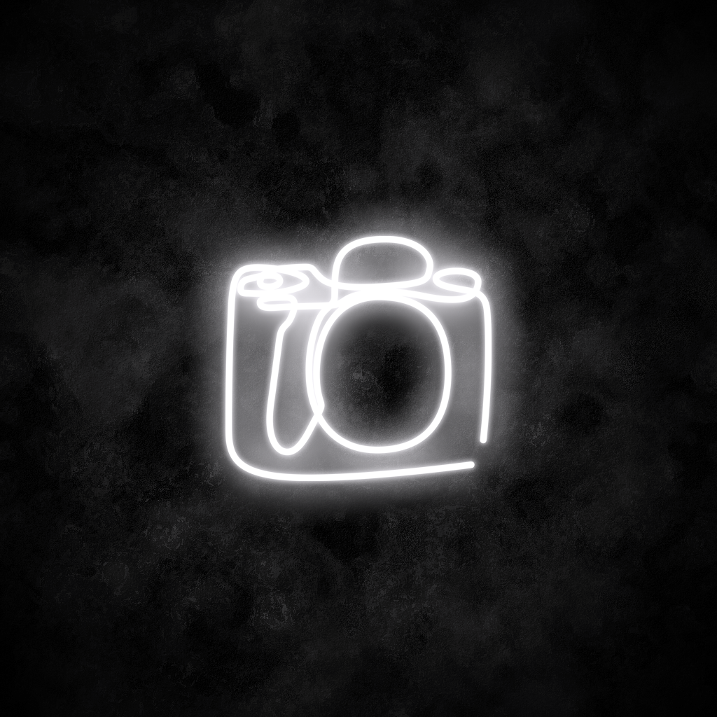 "Camera" Neon Sign