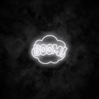 "Boom" Neon Sign