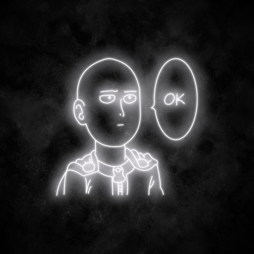 "One Punch Man" Neon Sign