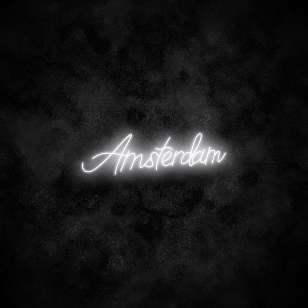 "Amsterdam" Neon Sign
