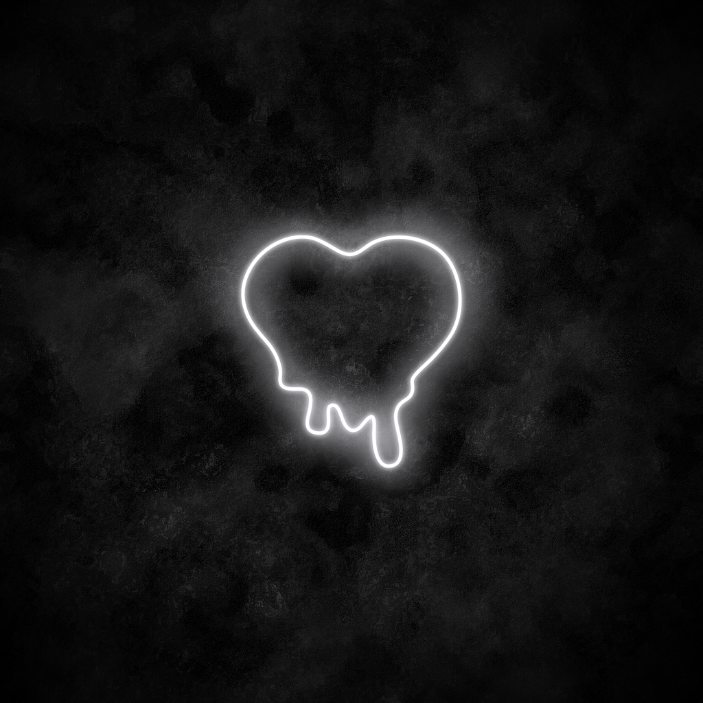 "Melting Heart" Neon Sign