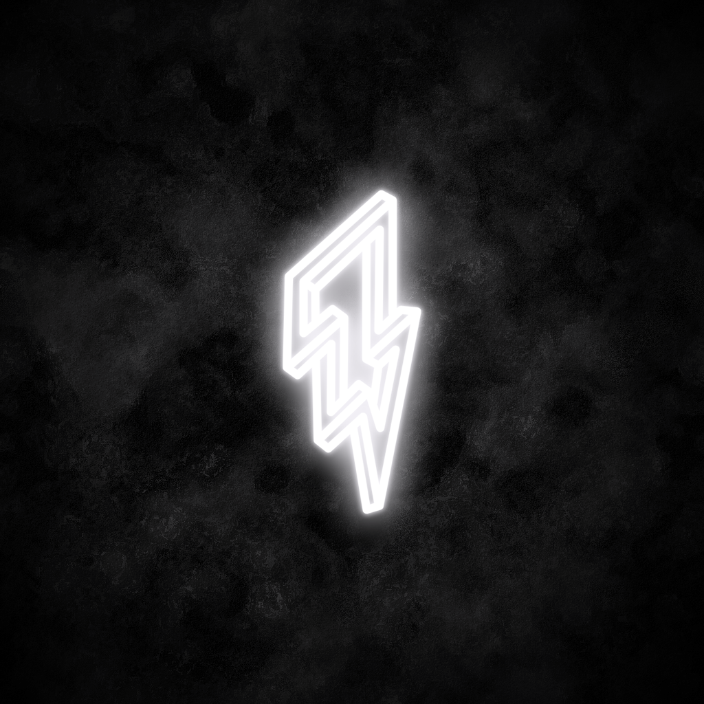 "Lightning" Neon Sign