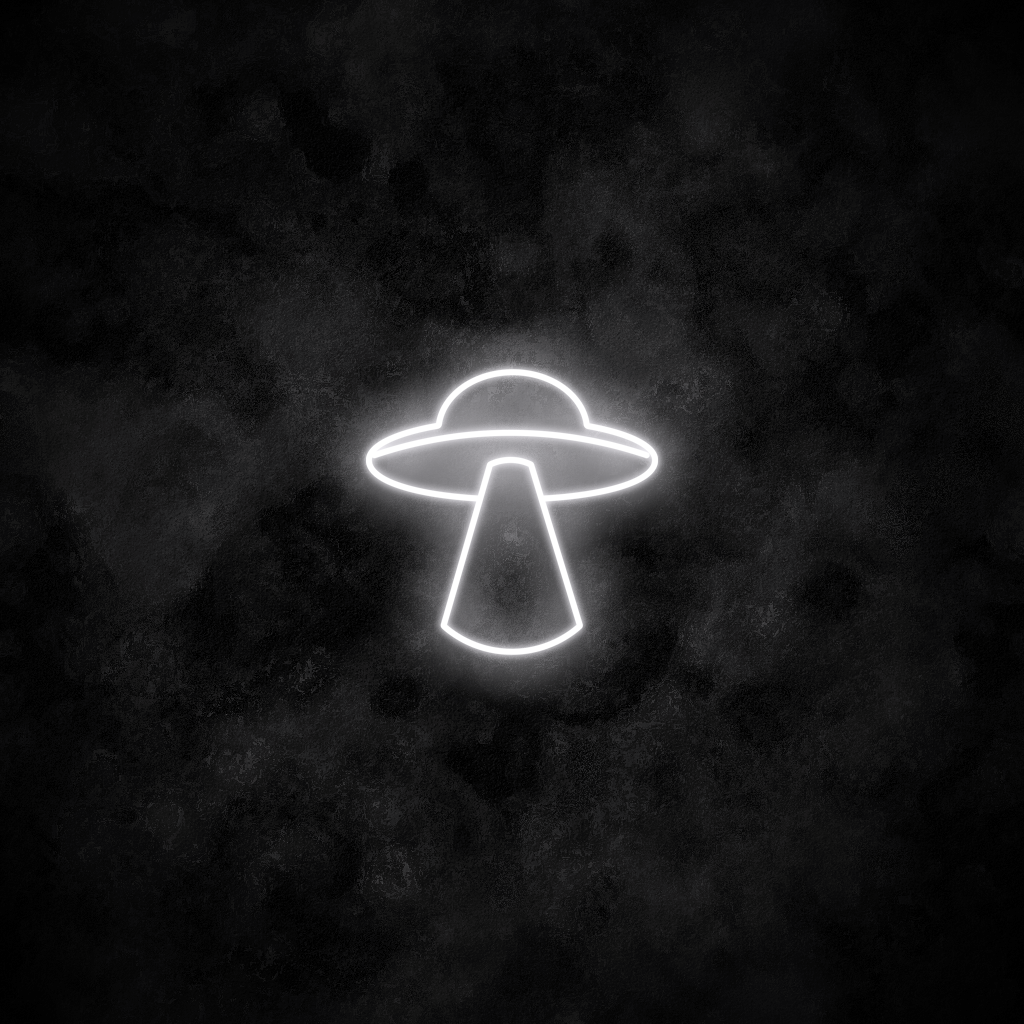 "UFO" Neon Sign