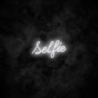 "Selfie" Neon Sign