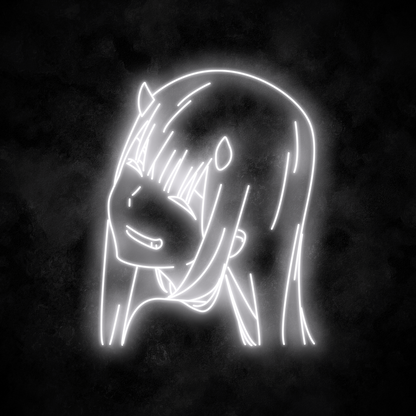 "Zero Two" Neon Sign