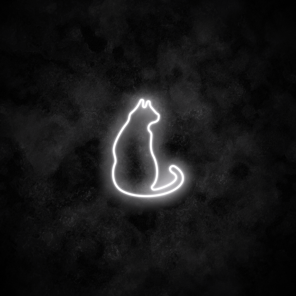 "Cat" Neon Sign