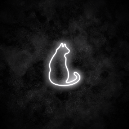 "Cat" Neon Sign