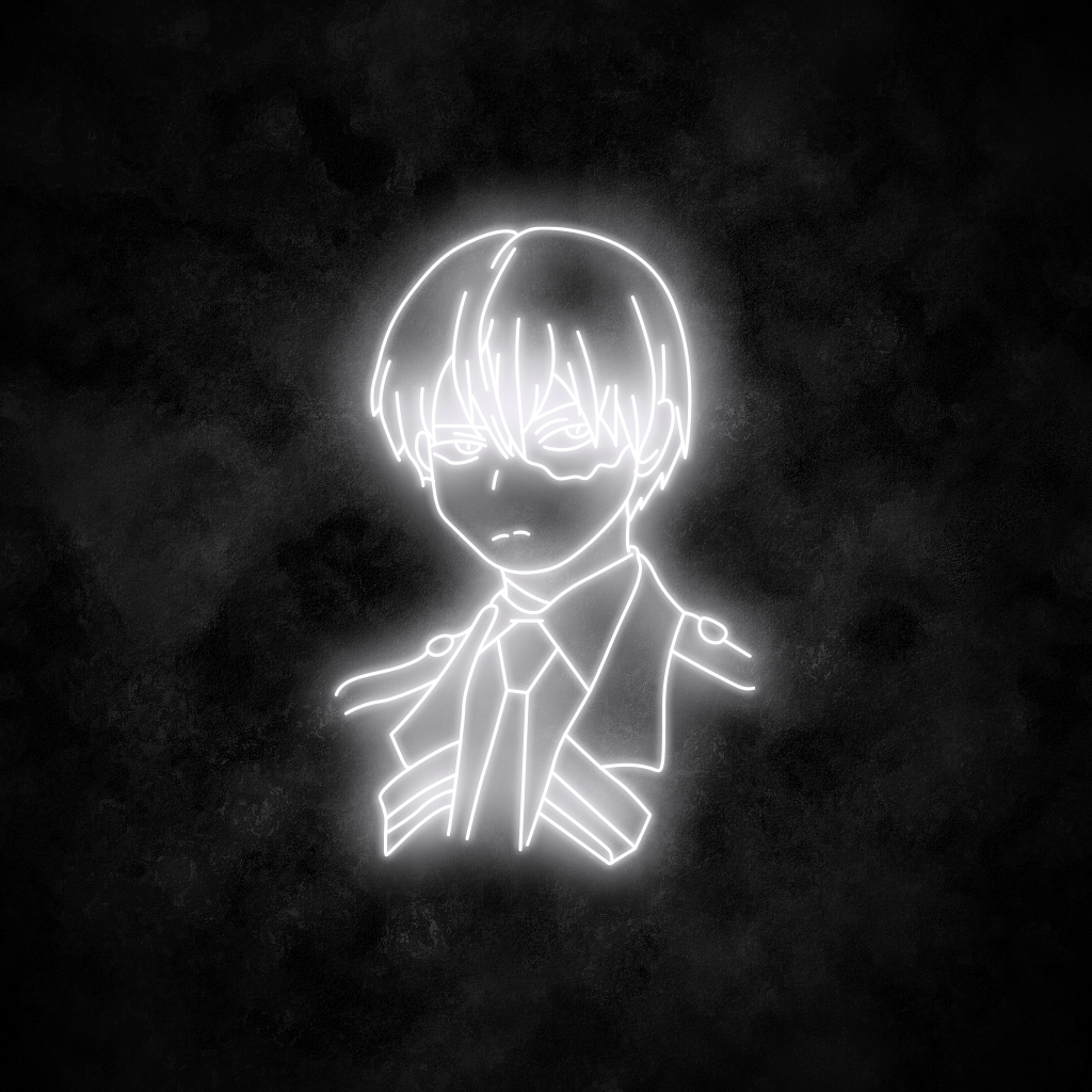 "Todoroki" Neon Sign