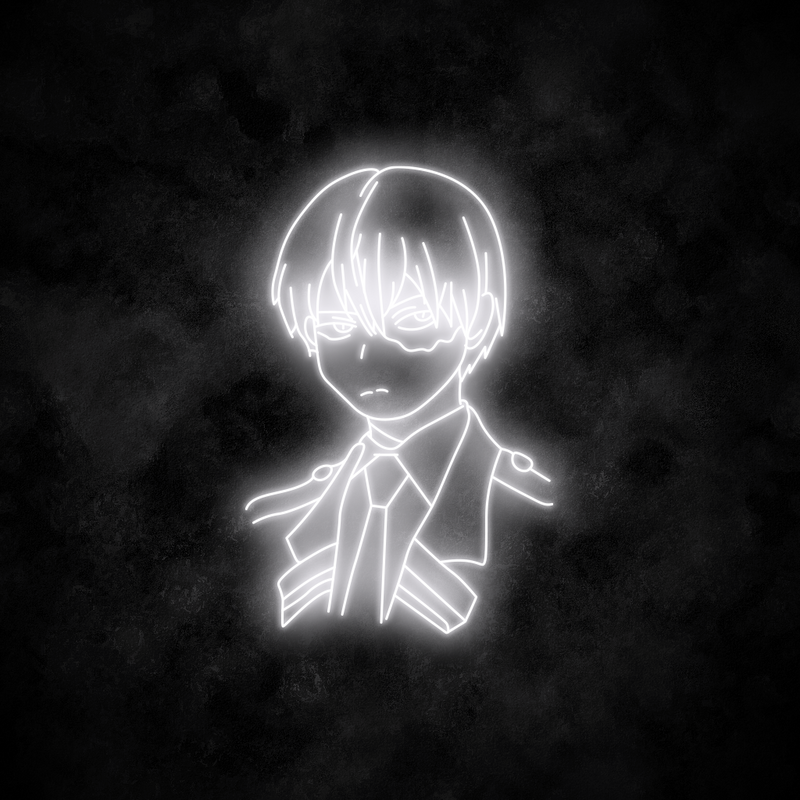 "Todoroki" Neon Sign