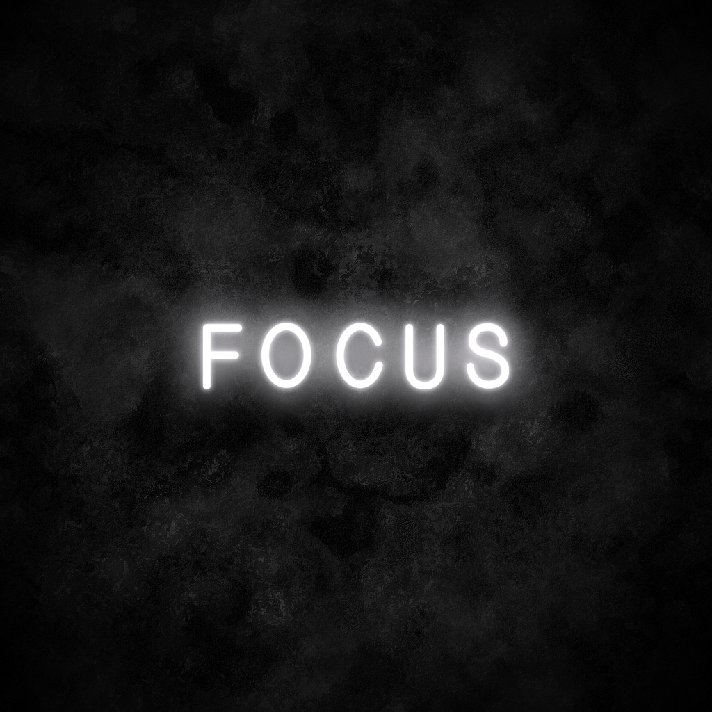 "FOCUS" Neon Sign