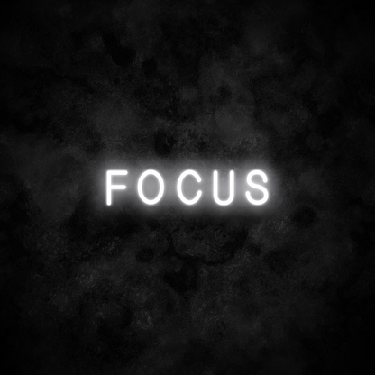 "FOCUS" Neon Sign