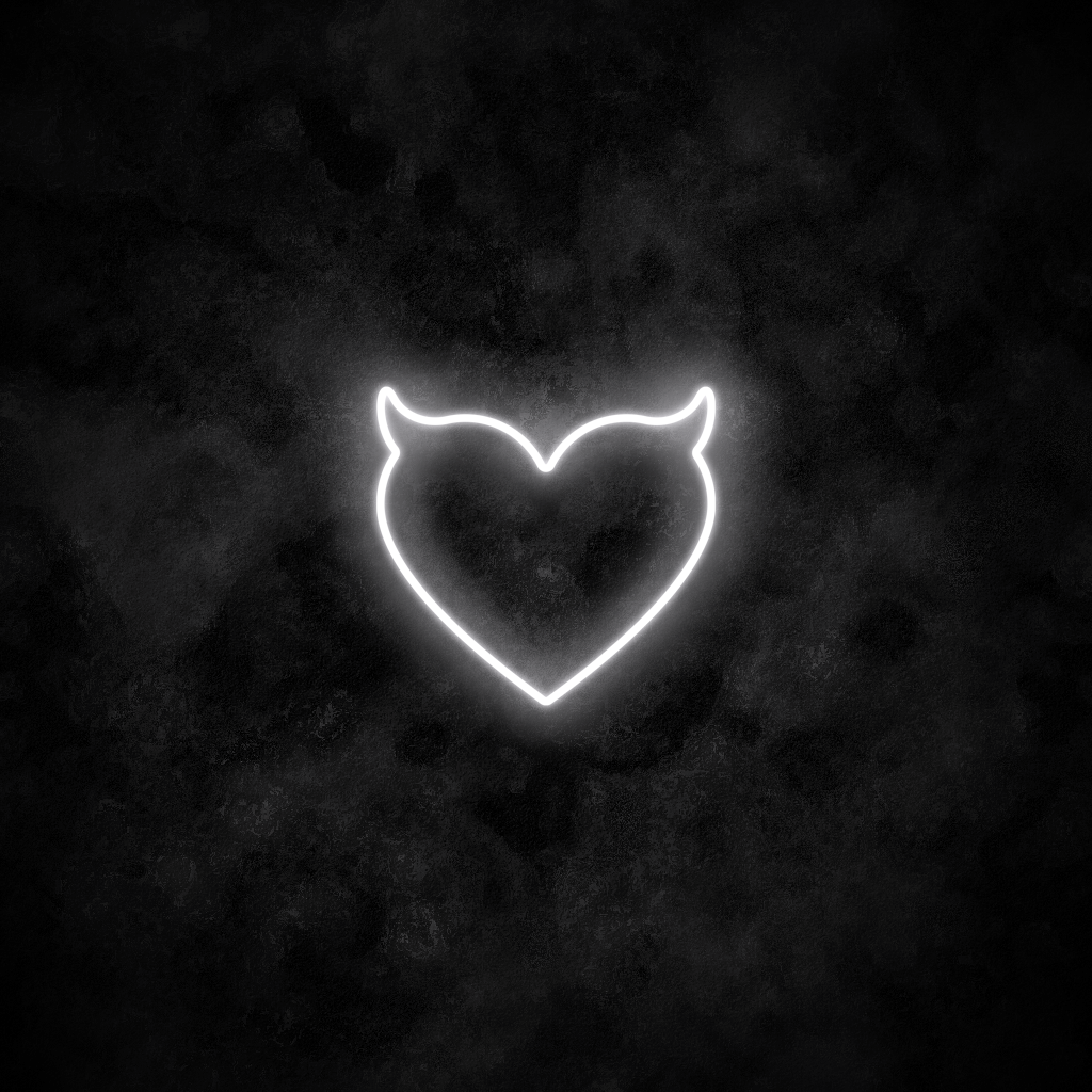 "Devil Heart" Neon Sign