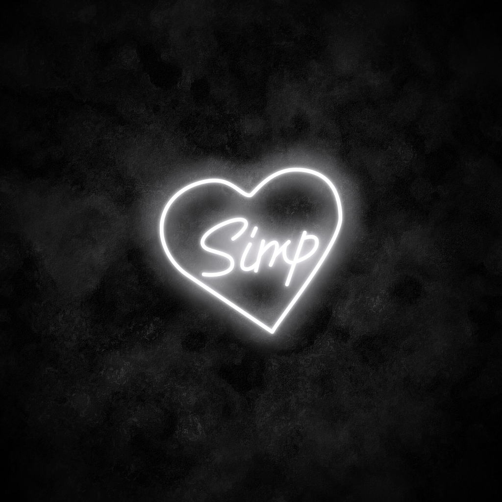 "Simp" Neon Sign